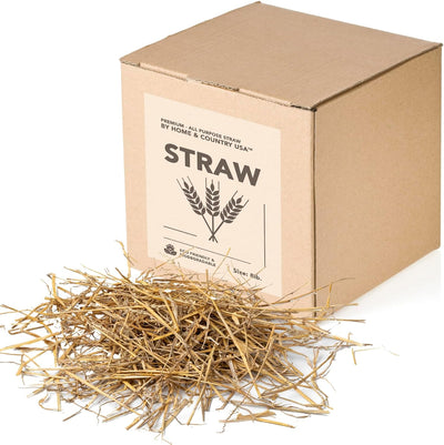 Premium Garden Straw - Straw Mulch That is Designed for Use in Compost Beds