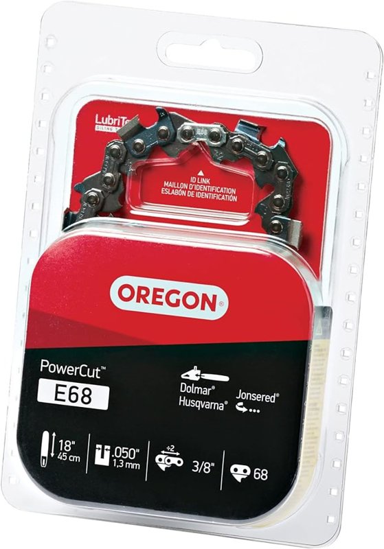 Oregon PowerCut Series E68 Chainsaw Chain