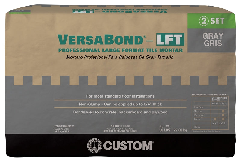 Custom VersaBond Series VBLFTMG50 Tile Mortar