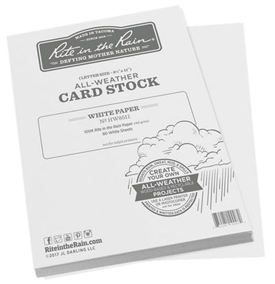 Rite in the Rain HW8511 Card Stock