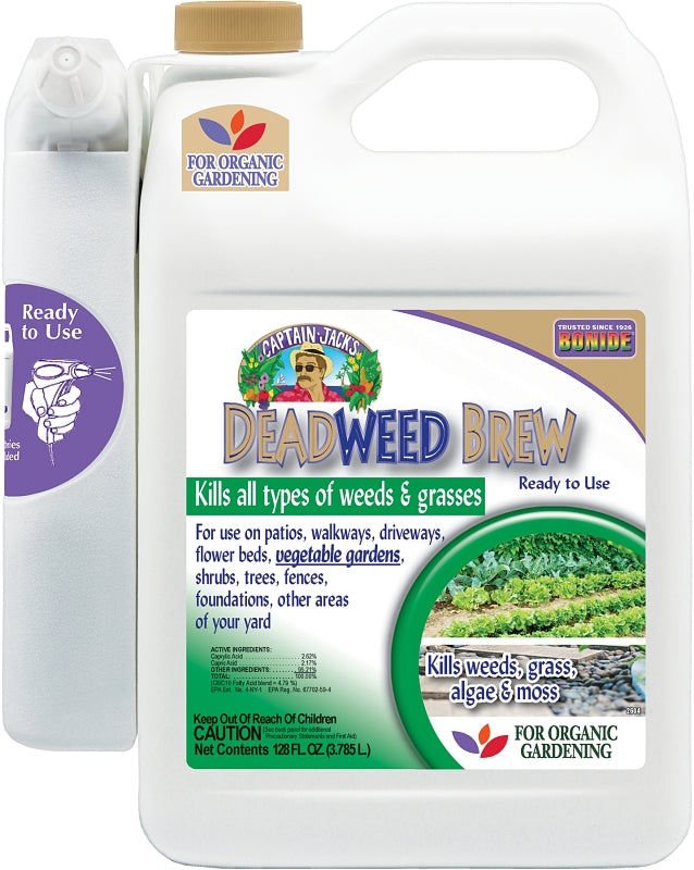 Bonide Captain Jack's 2604 Ready-to-Use Deadweed Brew with Battery Powered Sprayer