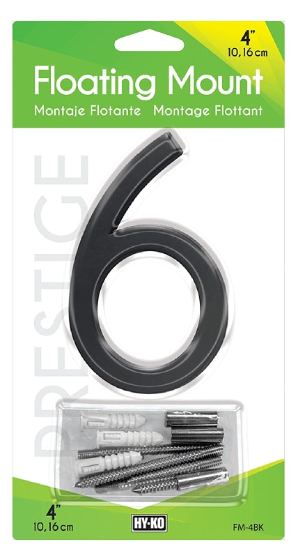 Hy-Ko FM-4BK-6 House Number