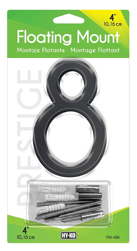 Hy-Ko FM-4BK-8 House Number