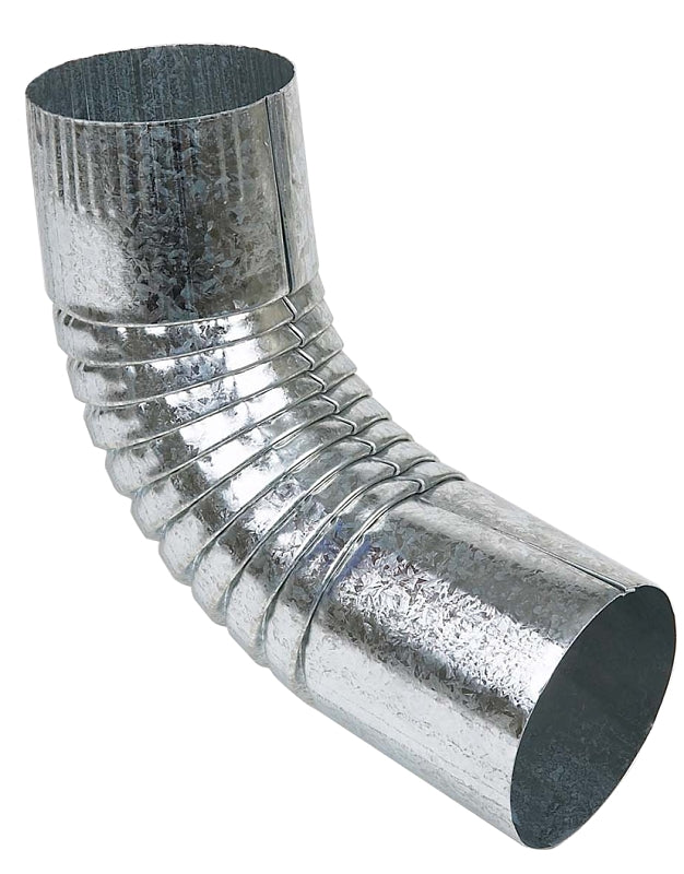 Amerimax PR63P3 75 deg Plain Gutter Elbow