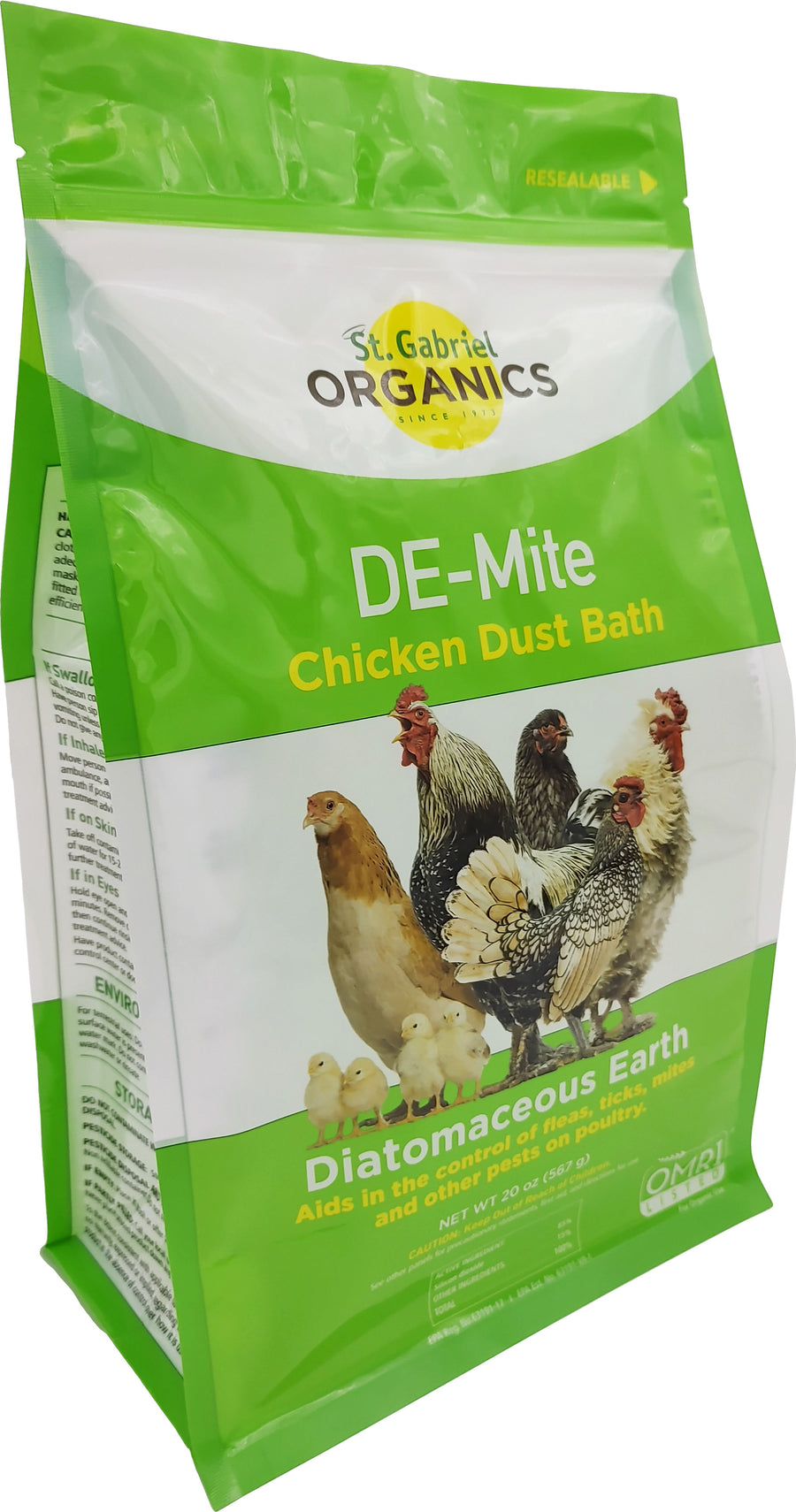 St. Gabriel De-Mite Chicken Dust Bath, 20 oz
