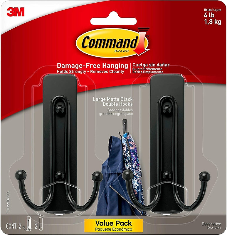 Command 17036MB-2ES Large Decorative Hook