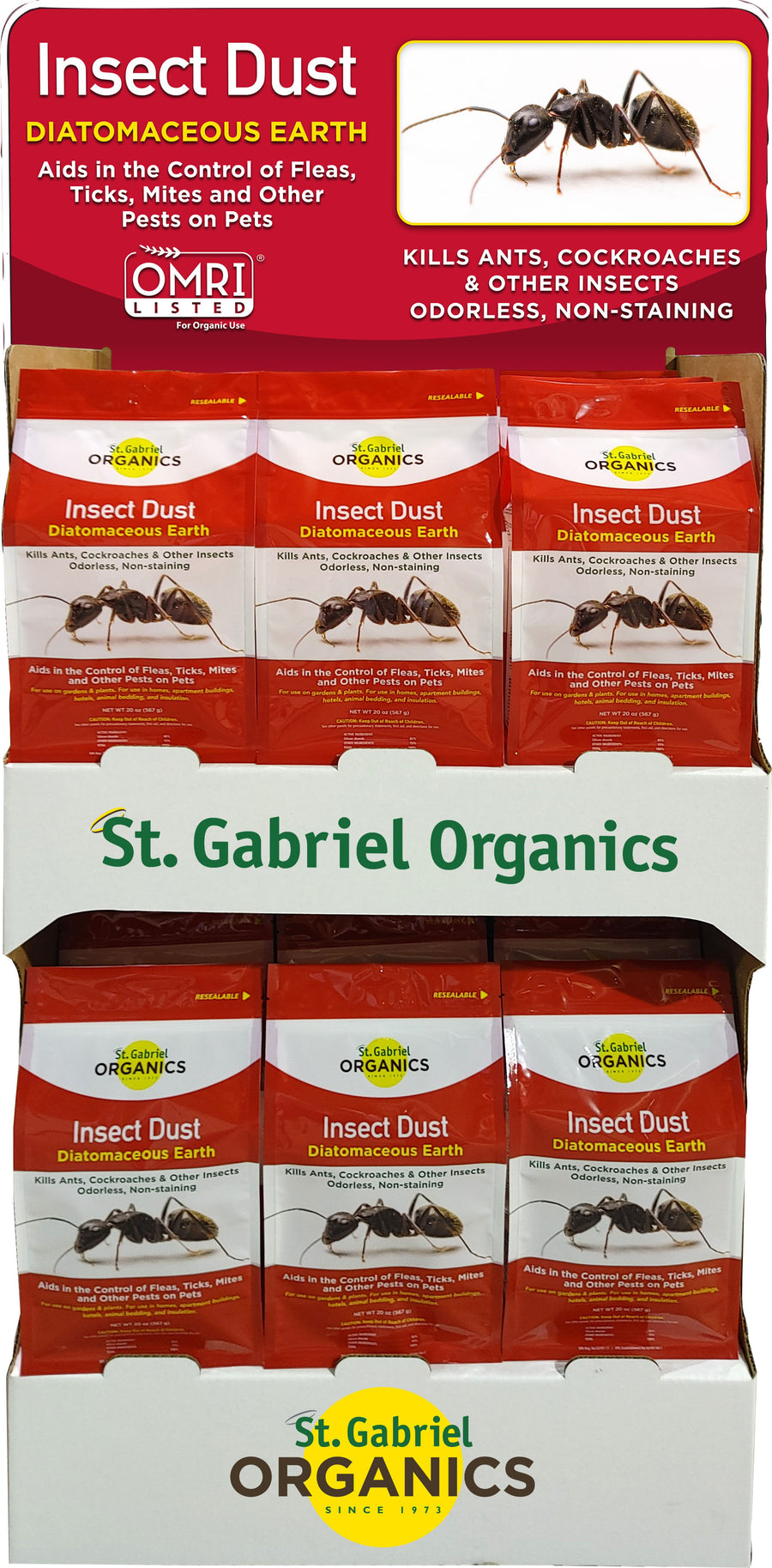 St. Gabriel Diatomaceous Earth Insect Dust Ds - Insect Control