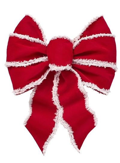 Holiday Trims 6115 Santa's Favorite Wired Bow