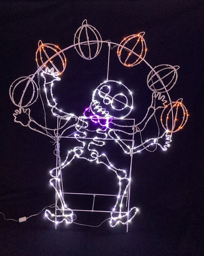 Santas Forest 62902 Pre-Lit 2D Juggling Skeleton