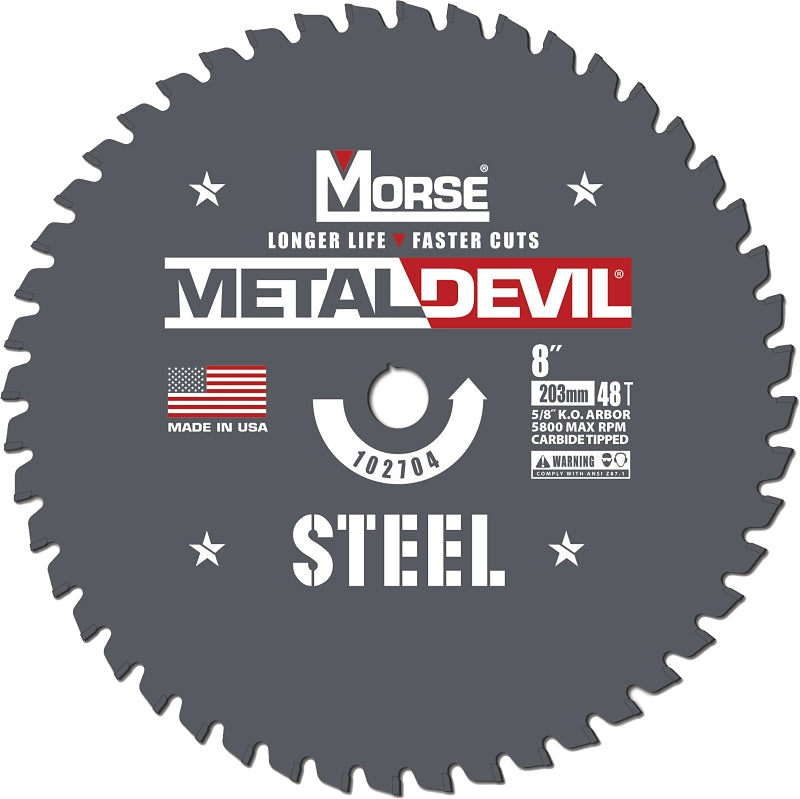 Morse Metal Devil 102704 Circular Saw Blade