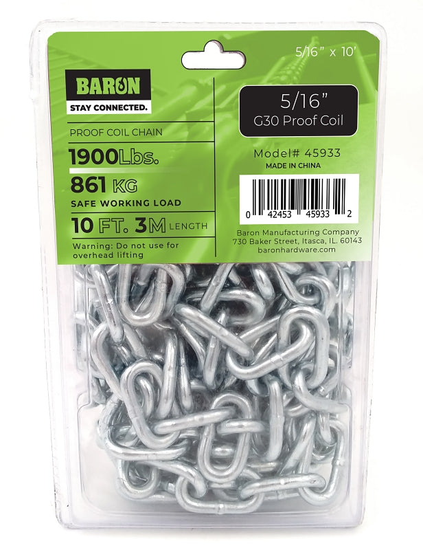 Baron 45933 Proof Coil Chain