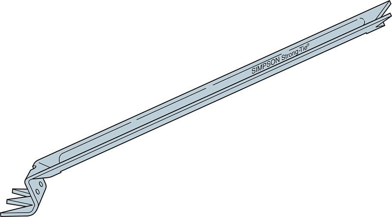 Simpson Strong-Tie NCA NCA2X8-16 Nailless Compression Bridging
