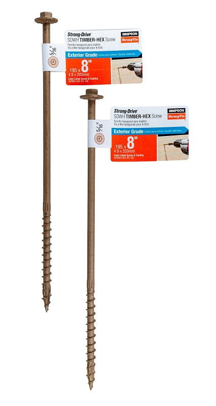 Simpson Strong-Tie Strong-Drive SDWH SDWH19800DB-RP1 Timber Screw