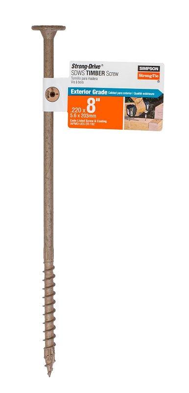 Simpson Strong-Tie Strong-Drive SDWS SDWS22800DB-RP1 Timber Screw