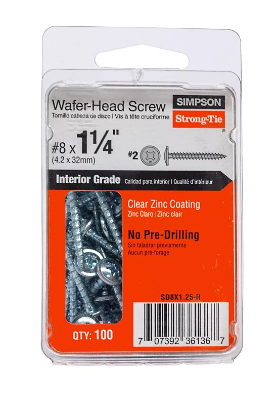 Simpson Strong-Tie Strong-Drive SD SD8X1.25-R Screw