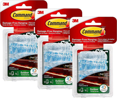 Command 17301CLRAW-ES Rope Light Clip