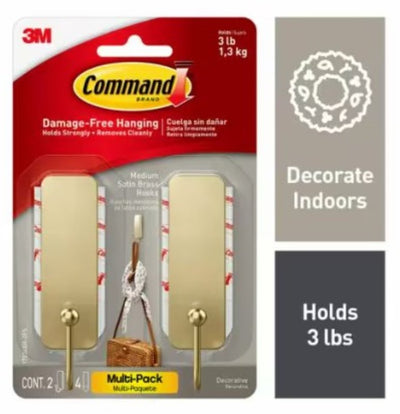 3M 17034BR-2ES Medium Hook
