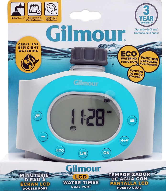 Gilmour Mfg 857006-1001 Dual Spigot Timer