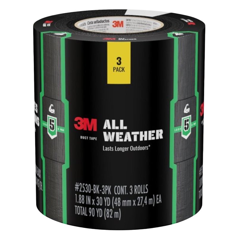 3M 2530-BK-3PK Duct Tape