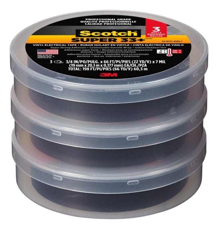 Scotch 6132-BA-3PK-6 Electrical Tape