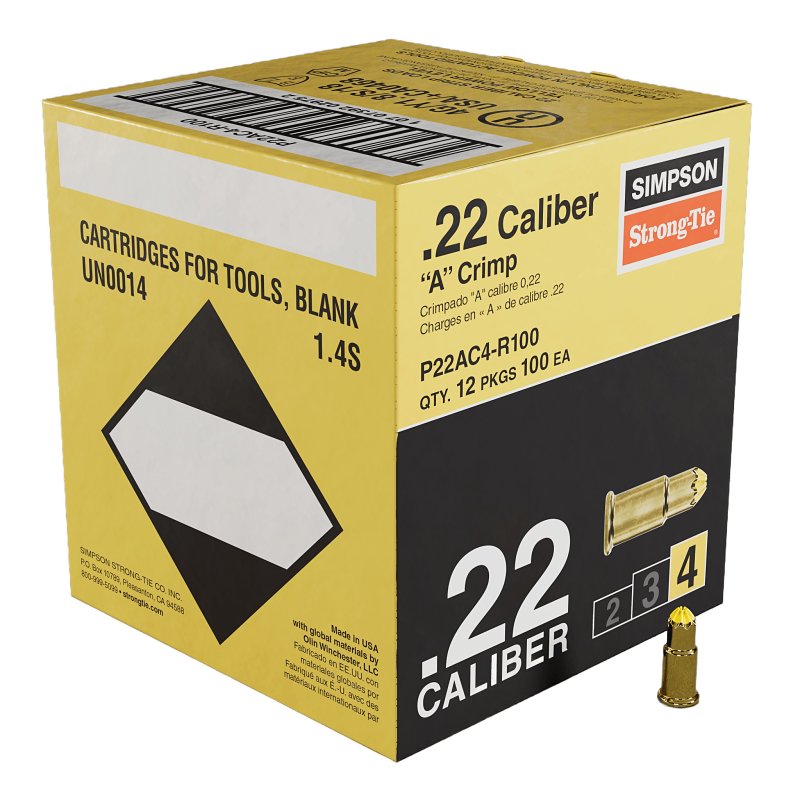 Simpson Strong-Tie P22AC4-R100 Crimp Load