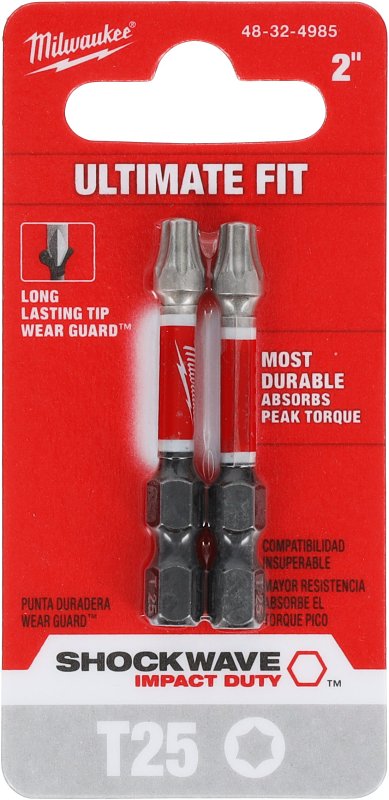 Milwaukee SHOCKWAVE 48-32-4985 Impact-Duty Power Screwdriver Bit