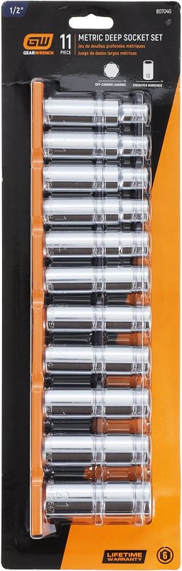 GearWrench 80704 Deep Socket Set