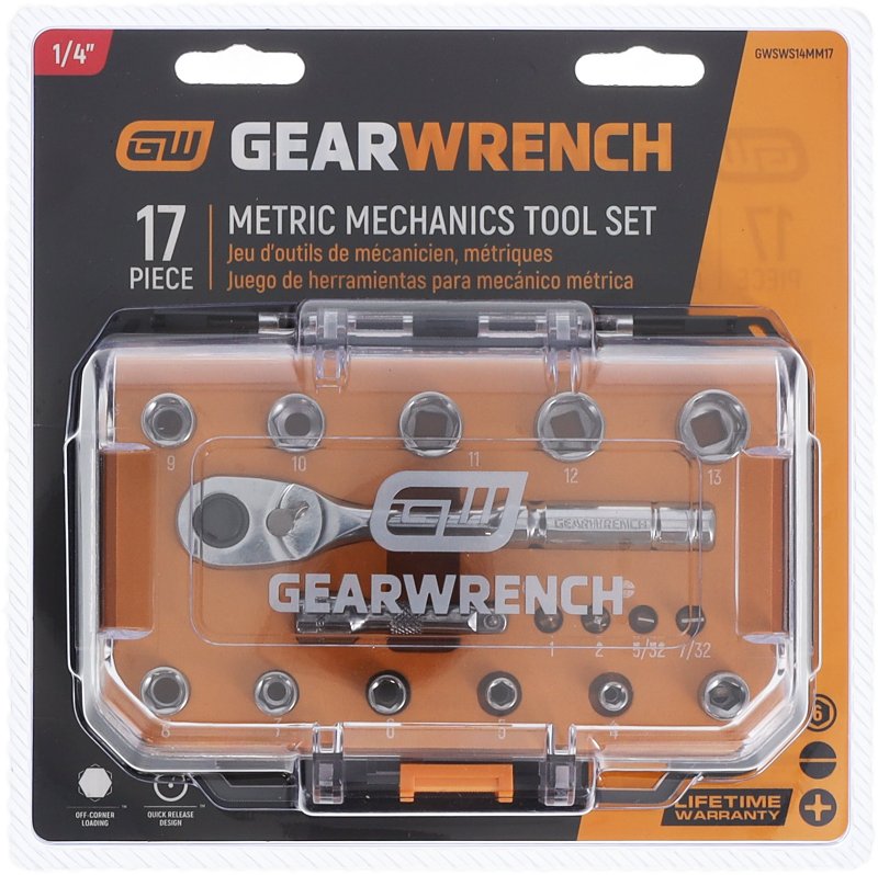 GearWrench GWSWS14MM17 Mechanics Tool Set