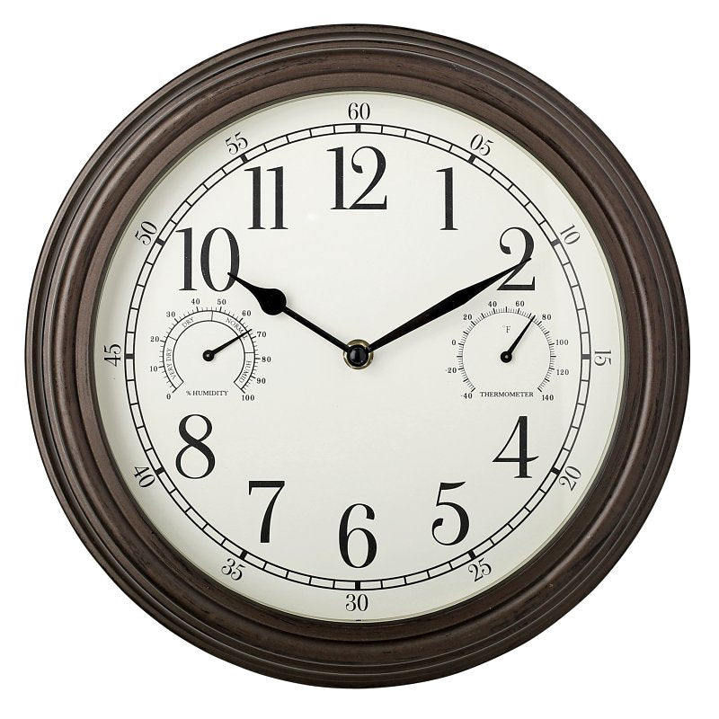 Westclox 33027 Indoor and Outdoor Classic Wall Clock