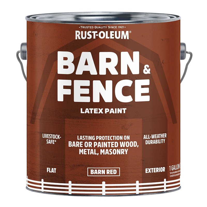 BARN&FNC PAINT FLT BRN RED 1GA