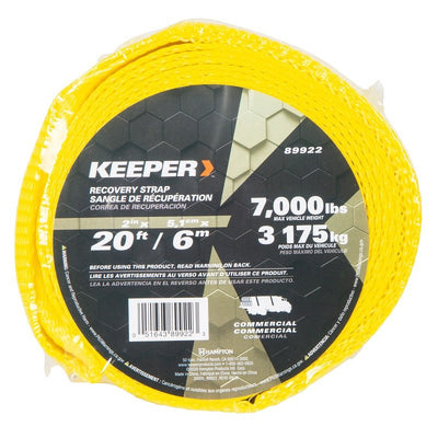 Keeper 89922 Vehicle Recovery Tow Strap