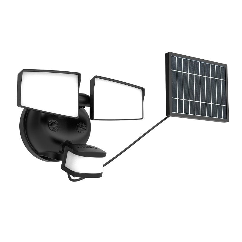 Halo SEC Series SEC2HSSOLMBLK Solar Security Floodlight