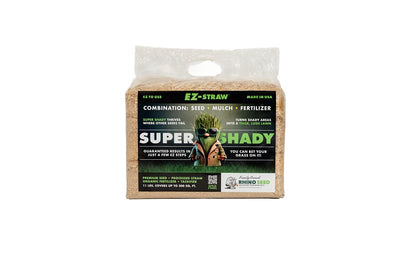 EZ-Straw Super Shady MLEZSUPERSHADY11 Combination Seed Mulch and Fertilizer
