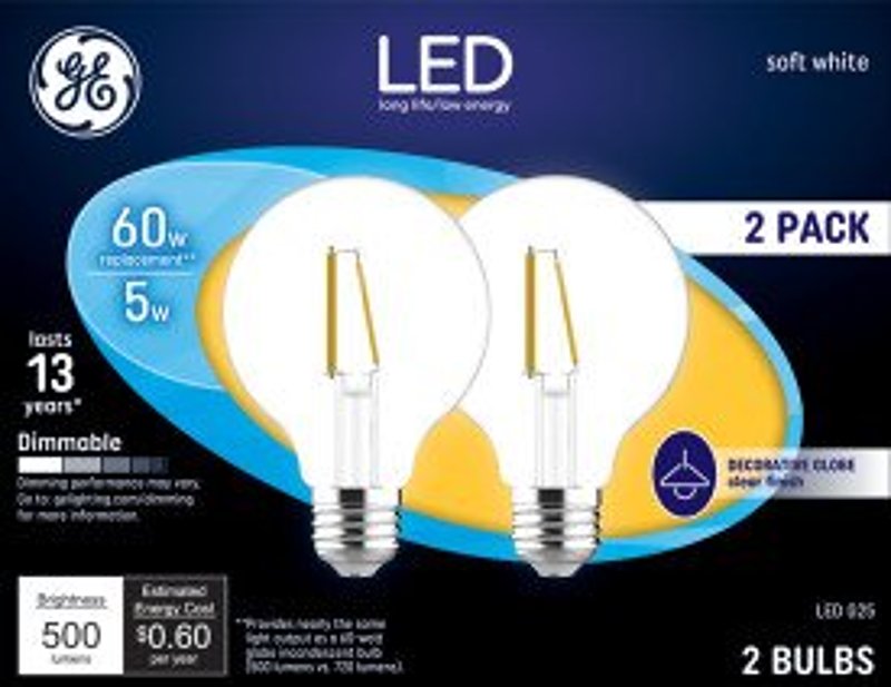 GE 23344 LED Bulb G25 Lamp