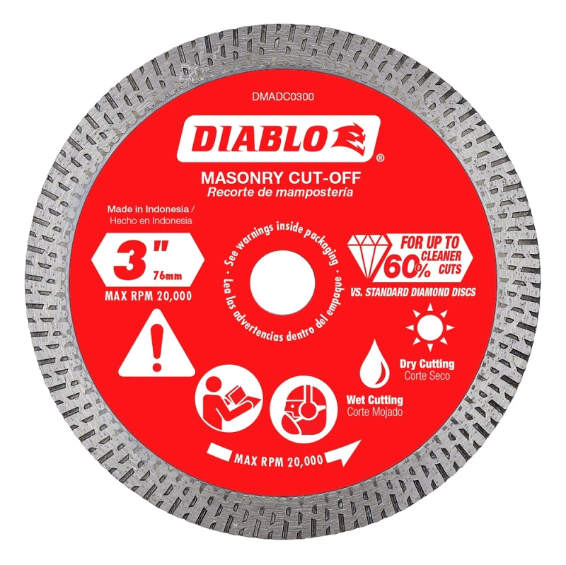 Diablo DMADC0300 Cut-Off Disc