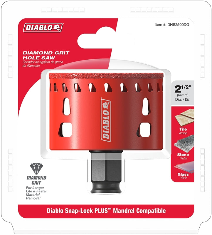 Diablo DHS2500DG Diamond Grit Hole Saw
