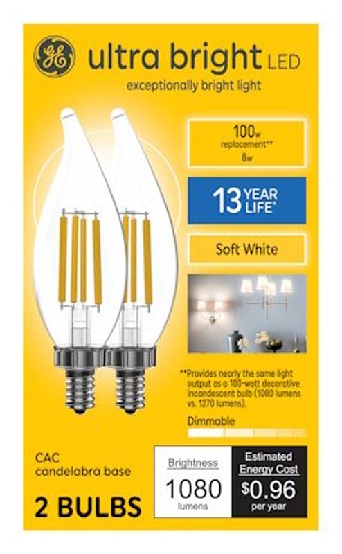 GE Ultra Bright Series 93131751 Light Bulb
