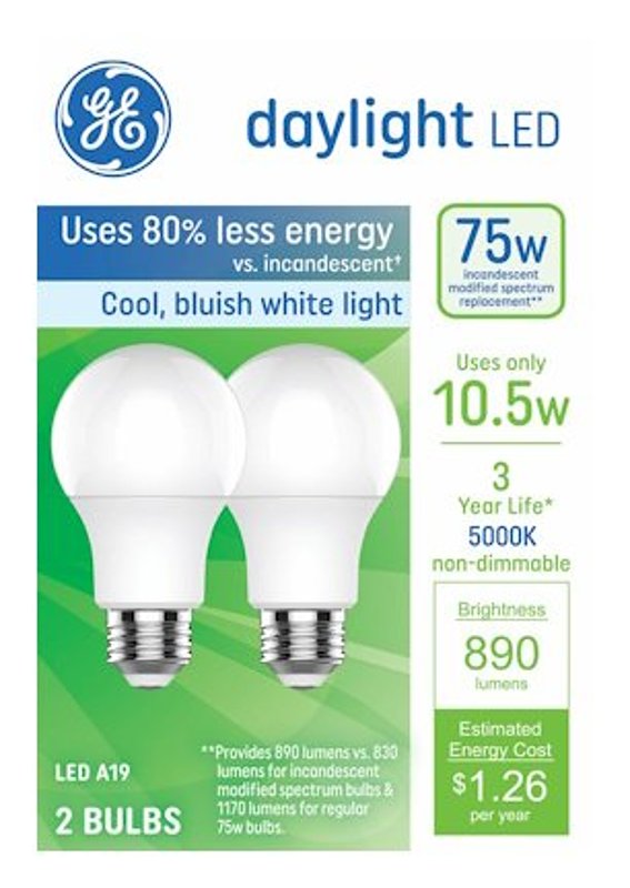 GE Basic Series 93131944 Light Bulb