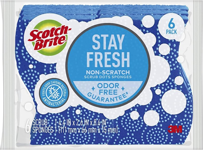 Scotch-Brite 076308-91053 Scrub Dots Non-Scratch Sponge