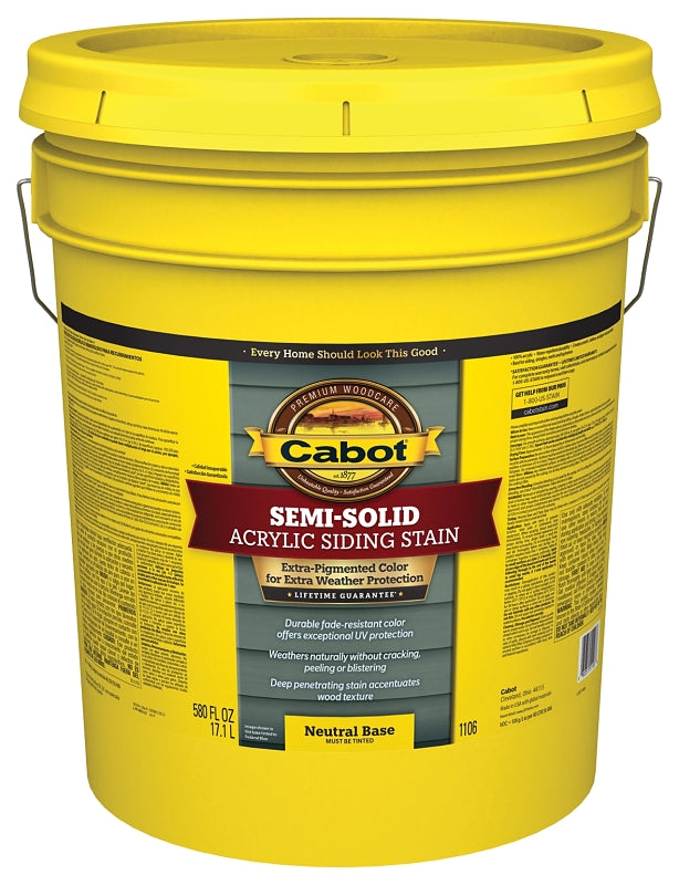 Cabot 140.0001106.008 Semi Transparent Stain
