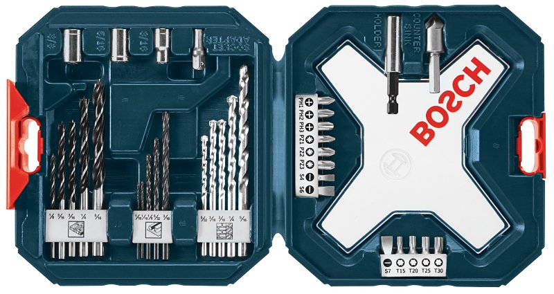 Bosch MS4034 Drill and Driver Mixed Set