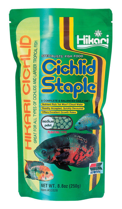 Hikari Cichlid Staple Floating Pellets, 8.8 Oz-MD - Standard