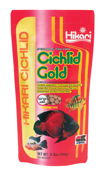 Hikari Cichlid Gold Floating Pellets, 8.8 Oz-LG - Standard
