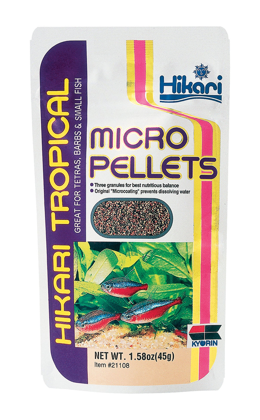 Hikari Tropical Slow-Sinking Micro Pellets, 1.58 oz - Standard