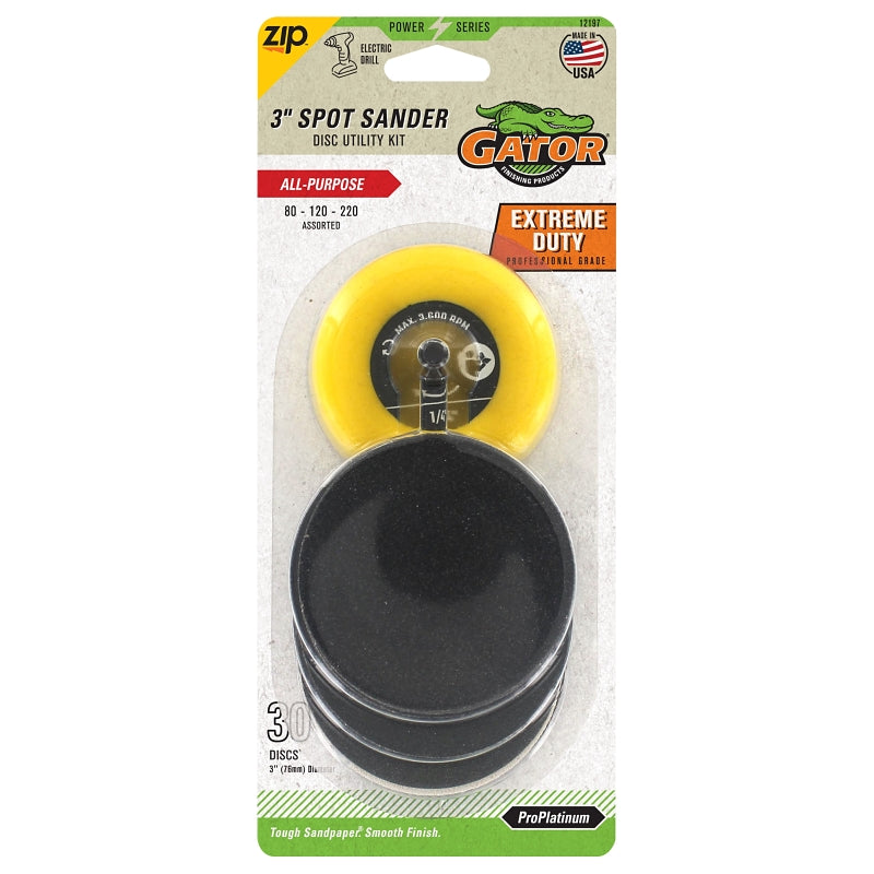 Gator 12197 Premium Spot Sanding Disc Kit