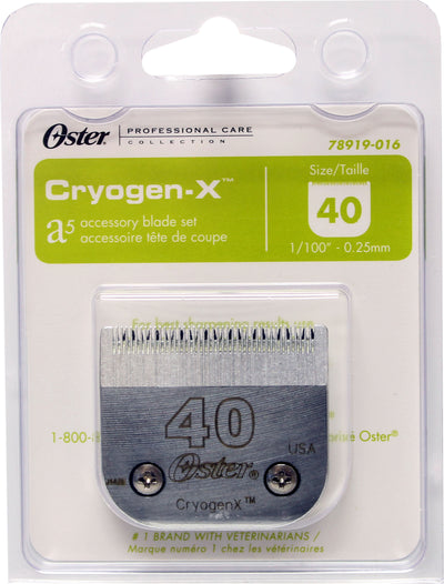 Oster Cryogen-x Blade, Silver, #40 - Blades