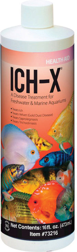 Aquarium Solutions Ich-x Ich & Fungal Treatment, 4 oz - Medications