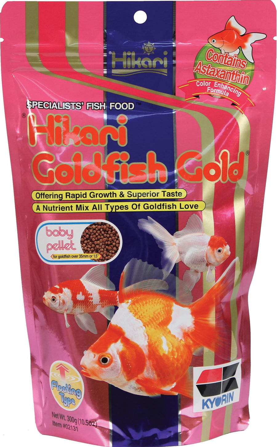 Hikari Golfish Gold Floating Pellets, 10.5 Oz-Baby - Standard
