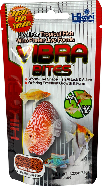 Hikari Vibra Bites Slow-Sinking Sticks, 2.57 Oz-Reg - Standard