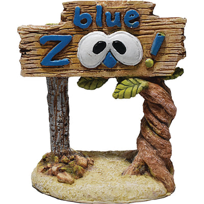 Hikari Weird Waters Blue Zoo Sign, 3 in - Resin